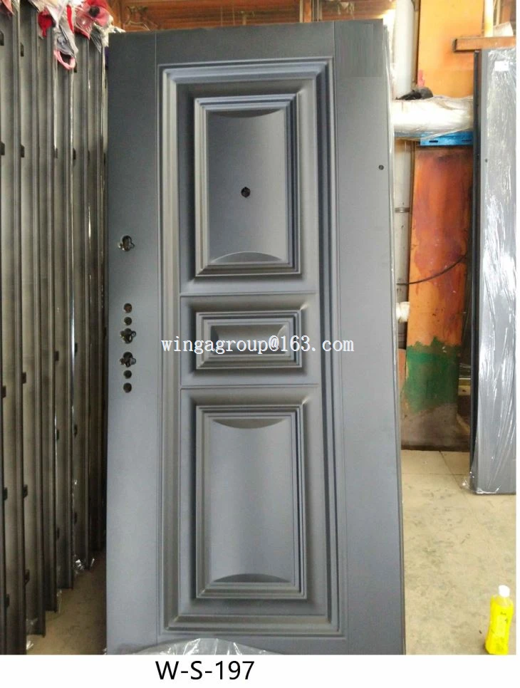 black copper door